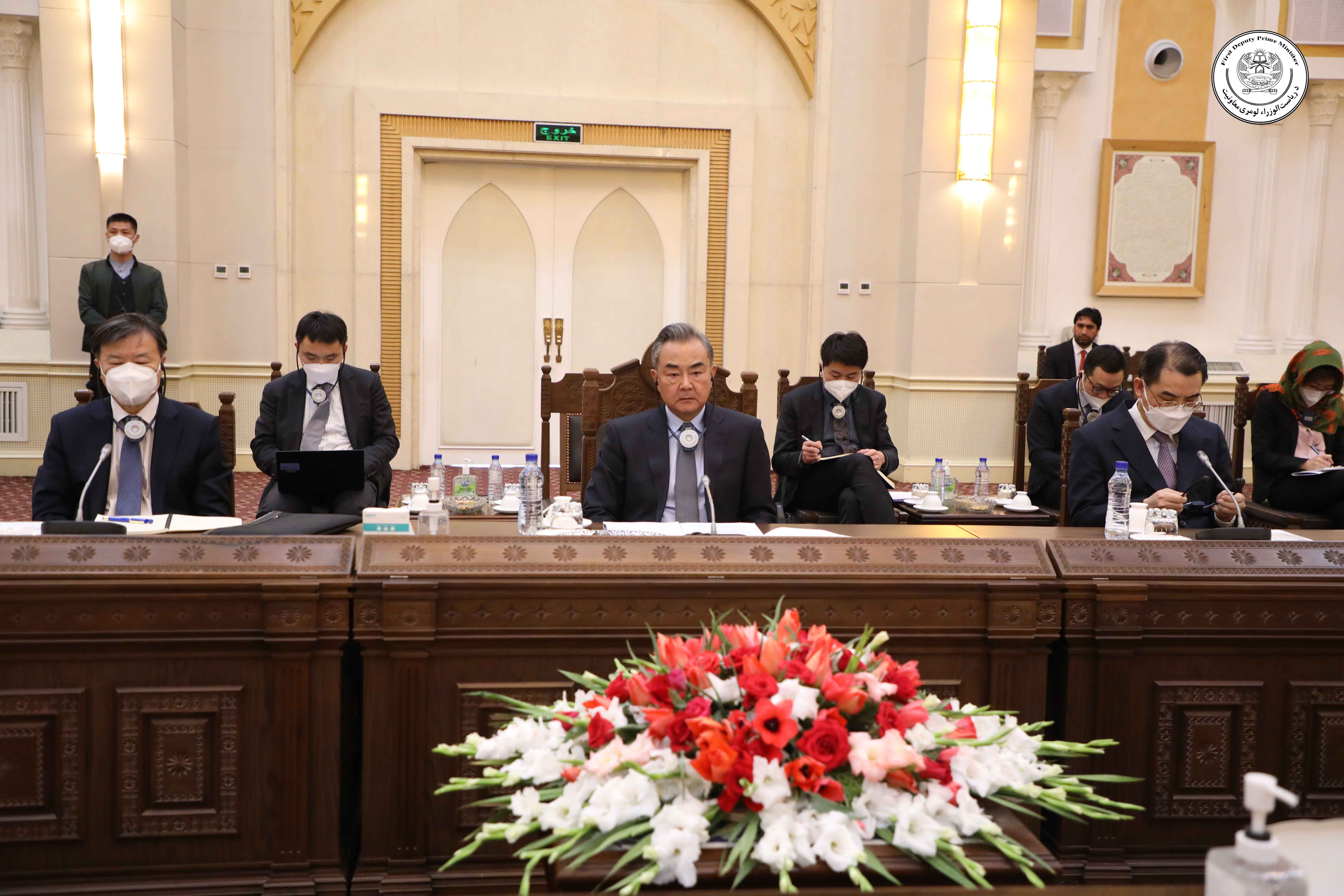 Wang Yi, Foreign Minister of the People's Republic of China, meets with First Deputy PM