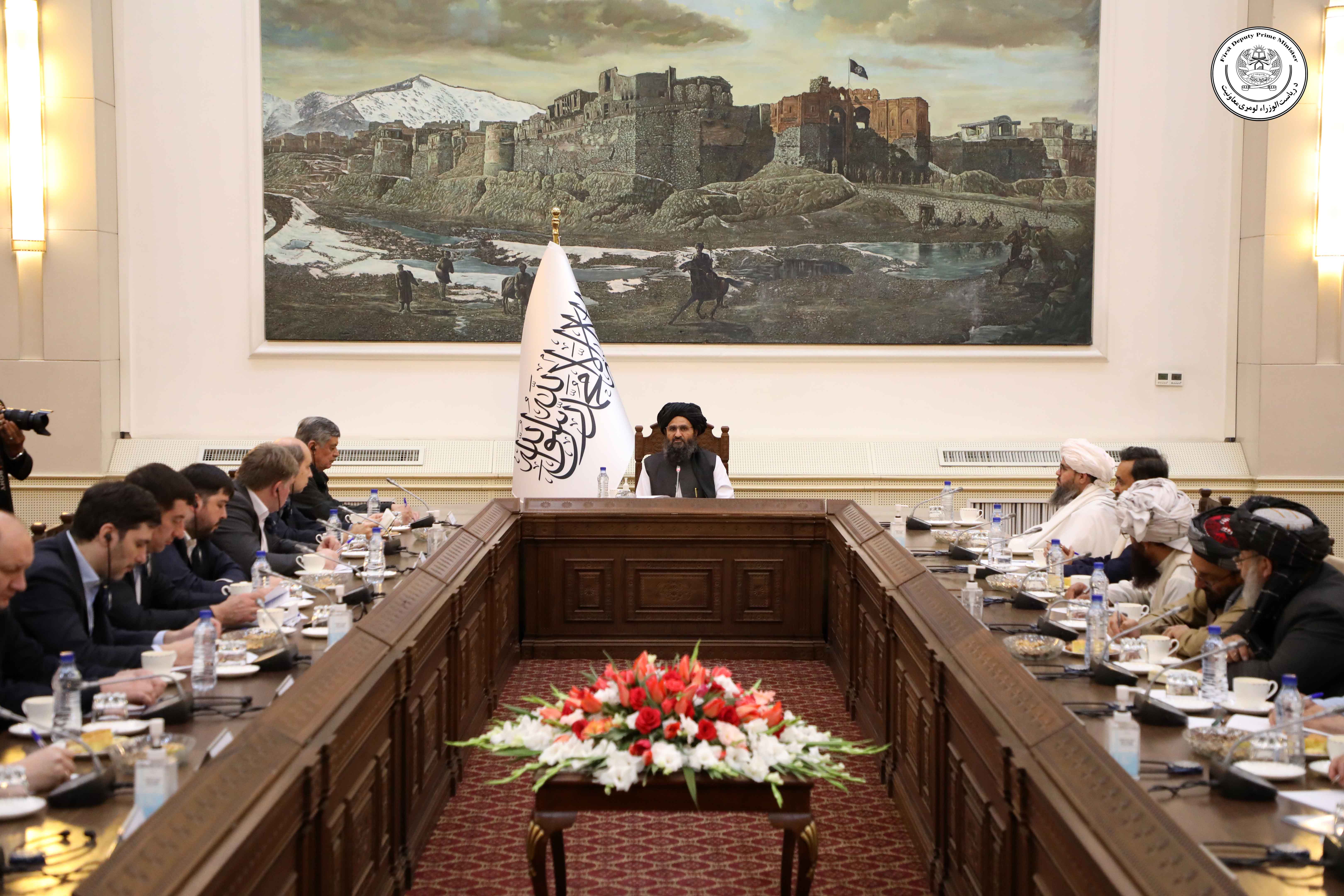 Zamir Kabulov, Special Representative of the President of Russia for Afghanistan, Meets with First Deputy PM