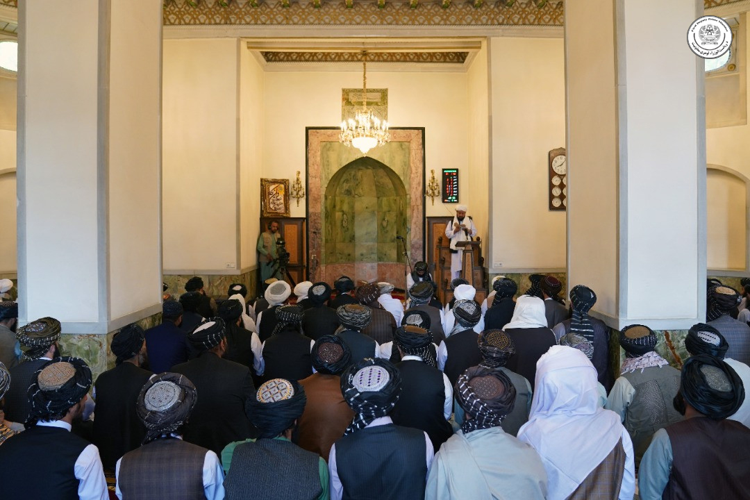 د نېکمرغه کوچني اختر د لمانځه په مراسمو کې د ریاست‌الوزراء د لومړي مرستیال ګډون