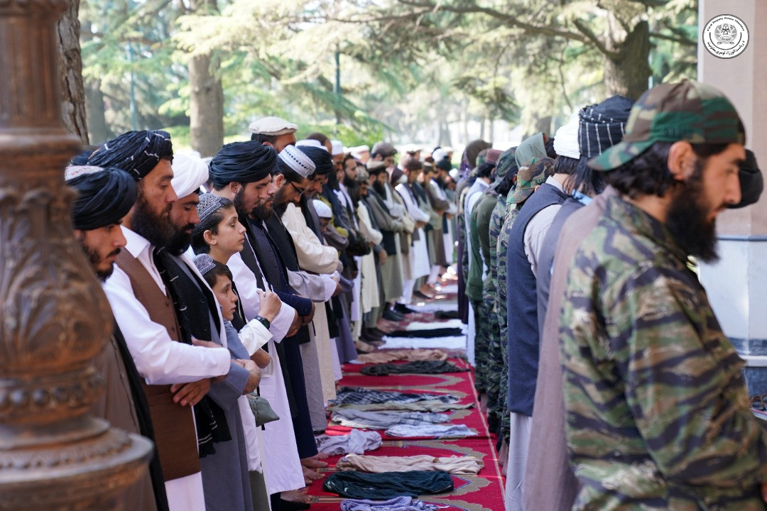 د نېکمرغه کوچني اختر د لمانځه په مراسمو کې د ریاست‌الوزراء د لومړي مرستیال ګډون
