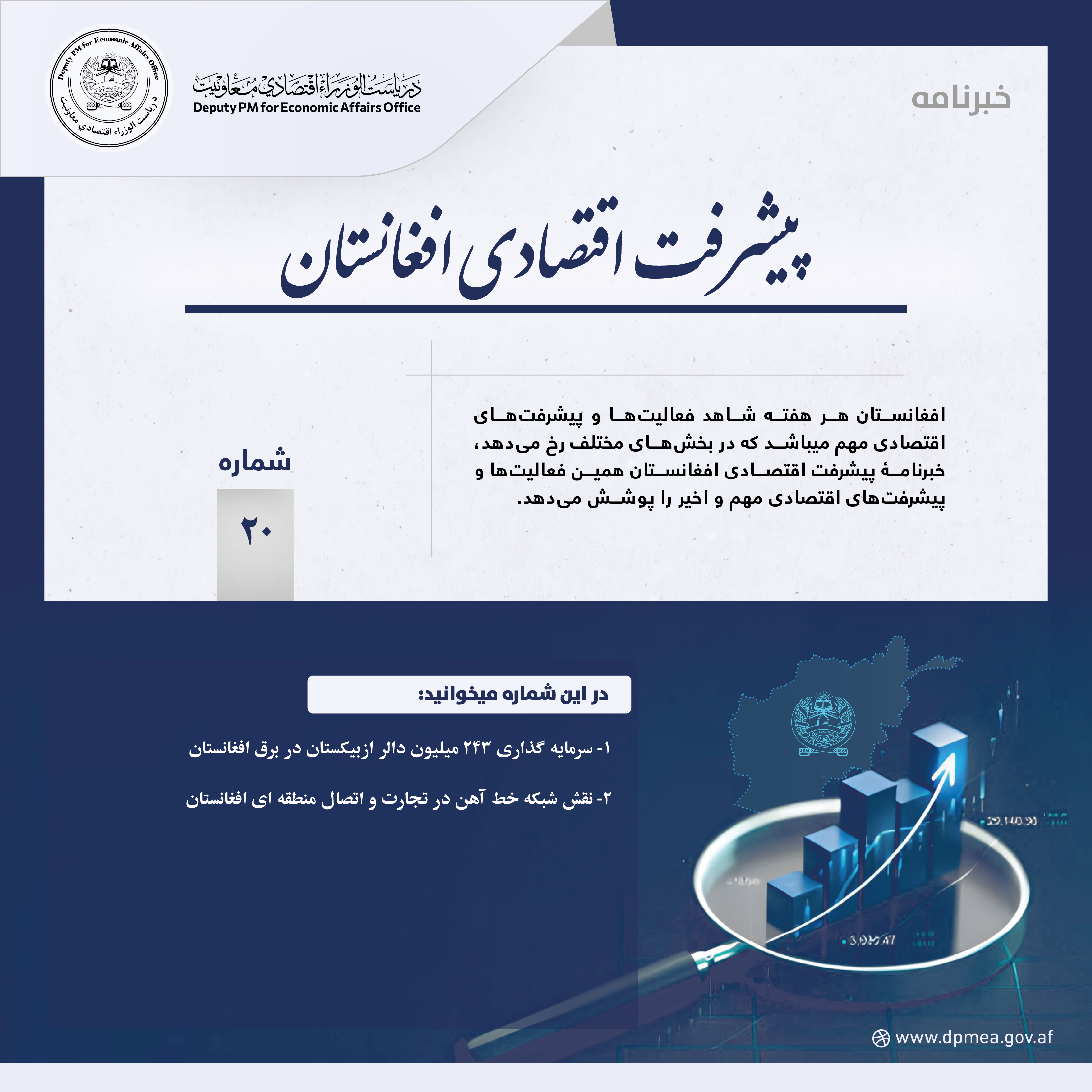 پیشرفت اقتصادی افغانستان (خبرنامه) ۲۰