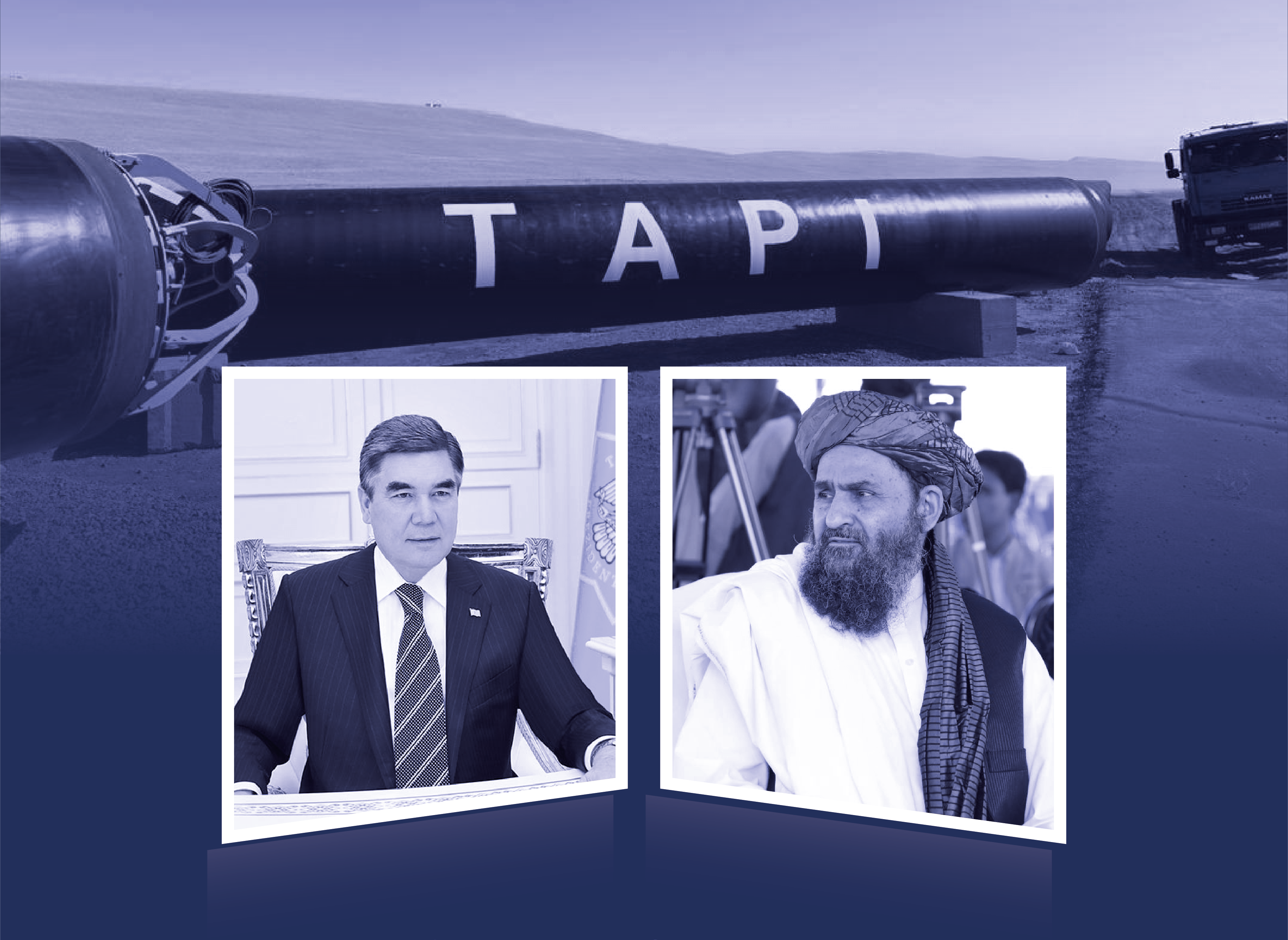 ټاکل شوې نن دوشنبه د ميزان مياشتې په ۲۸مه نېټه د رياست الوزراء اقتصادي مرستيال محترم ملا عبدالغني برادر اخوند او د ترکمنستان هېواد ملي رهبر قربانقلي بردي محمدوف د افغانستان په خاوره کې د ټاپي پروژې له عملي چارو ليدنه وکړي.