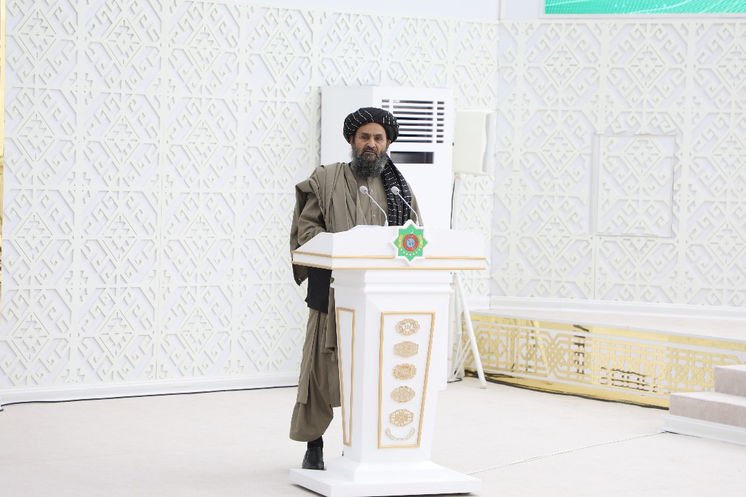 د ریاست‌الوزراء اقتصادي مرستیال محترم ملا عبدالغني برادر اخوند په مشرۍ د اسلامي امارت لوړي پلاوي او د دوست هېواد ترکمنستان ملي رهبر ښاغلي قربانقلي بردي محمدوف او ورسره مل پلاوي د روان ۱۴۰۴ لمريز کال د ميزان مياشتې په ۲۸مه نېټه د افغانستان په خاوره کې د ټا